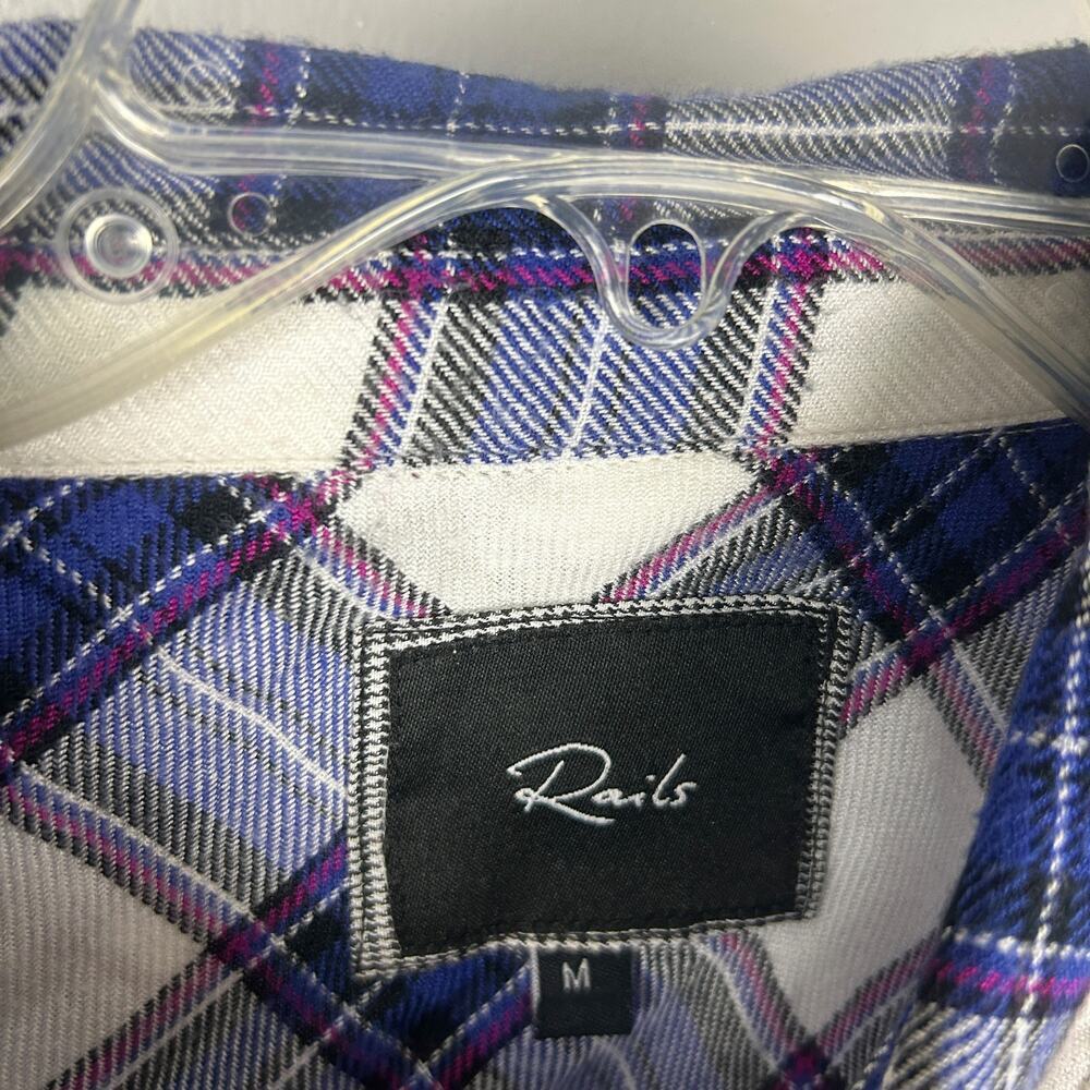 Rails Jackie Multi Colored Buffalo Check Long Sle… - image 4